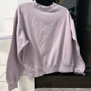 Brandy Melville Pastel Lavender Crewneck Sweater